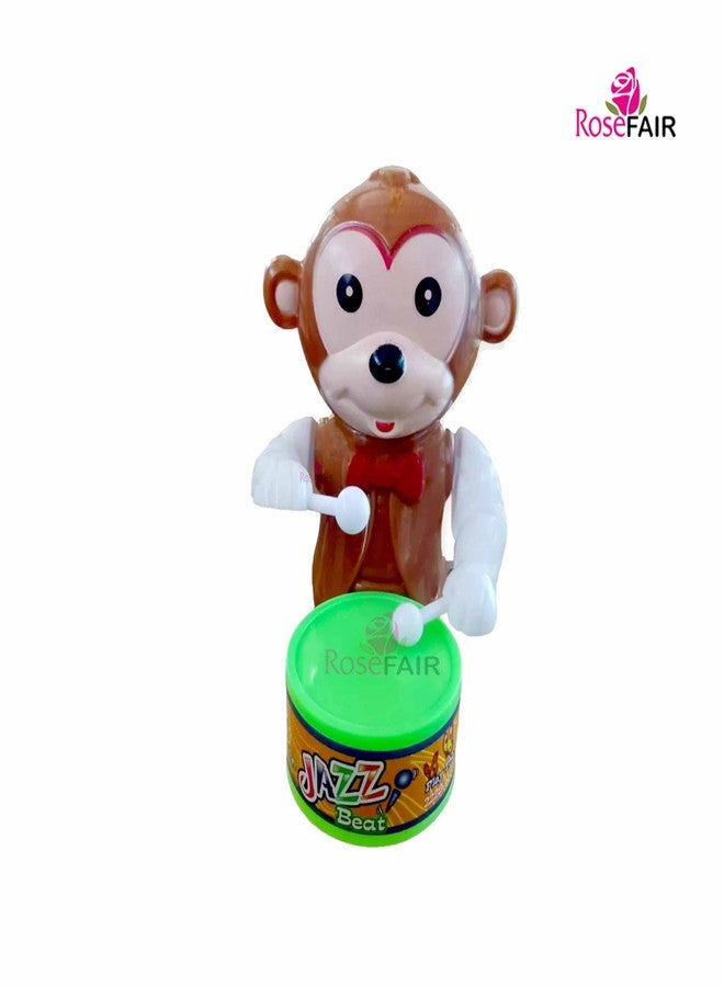 ROSEFAIR Musical Drummer Dancing Sound Toy for Babies, Educational Toddler Toy with Action Drum Baby Toys for Kids (Chock Monk- BHEEM-003) - Image 2